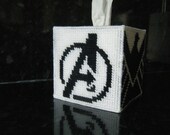 AVENGERS Logo Tissue Box Cover