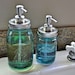 Hand Made Brushed Stainless Steel Mason Jar Pump LId For Soap or Lotion