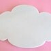 Handcrafted marble cloud platter