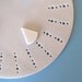 Handcrafted ornated marble serving platter