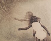 momento no. 17384 (drift) - original intaglio print by Carrie Lingscheit