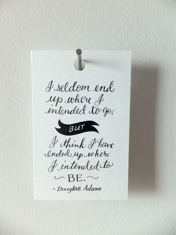 Mini Quote - Douglas Adams