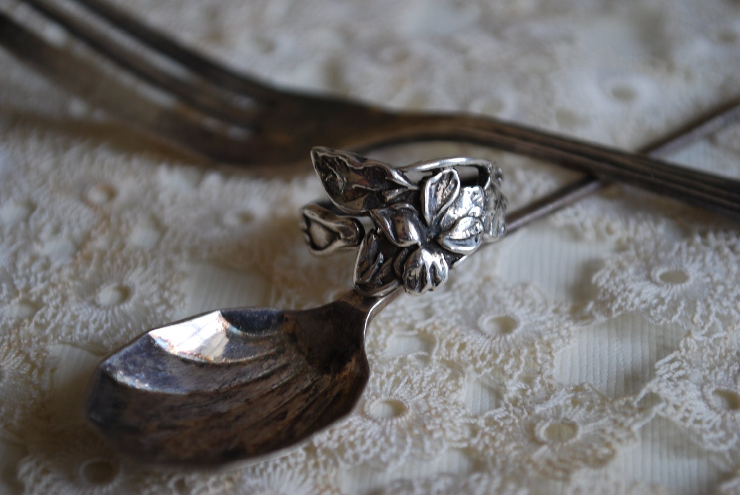 Spoon Ring: "Elaine" by Silver Spoon Jewelry