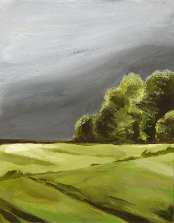 Summer Storm - Original Landscape Painting
