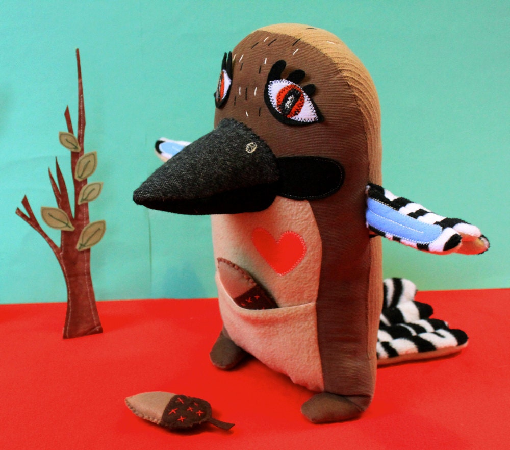 Kornelis Kabaal MADE TO ORDER handmade cute jay bird