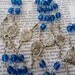 Chaplet of the Seven Sorrows of Mary - blue fire-polished glass