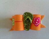 Summer fun 5/8 Handmade Dog Bow