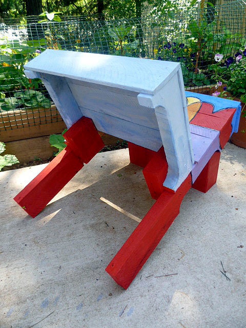 Paletas de madera reciclada para niños jóvenes Muebles Presidente Pintado Resumen