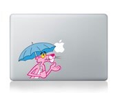 Pink Panther- Macbook Stickers Vinyl Mac decals Macbook decal Macbook Pro decal Apple mac decal for Macbook Air / Macbook Pro sticker