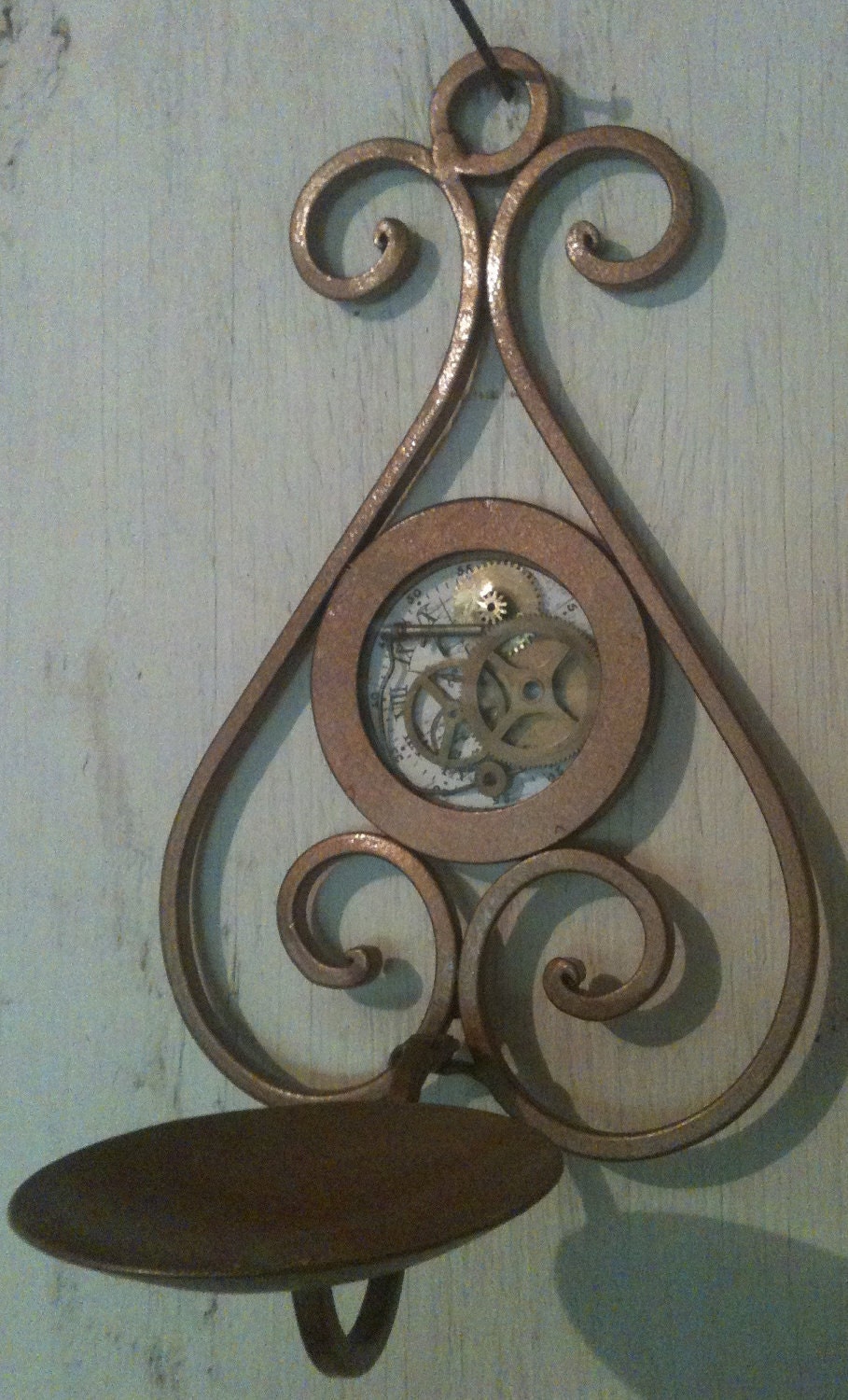 Clockwork Steampunk Wall Sconce
