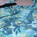 Camo and Peace Sign Tote with Matching Makeup Bag
