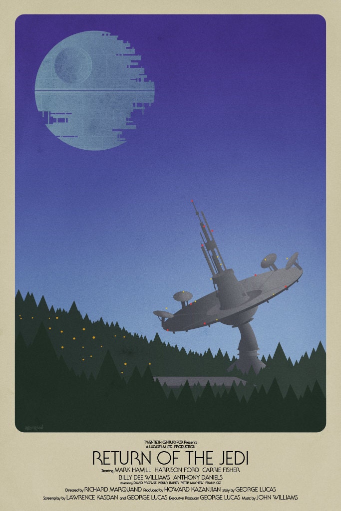 Star Wars Classic Trilogy Set- 3 Posters (11"x17")