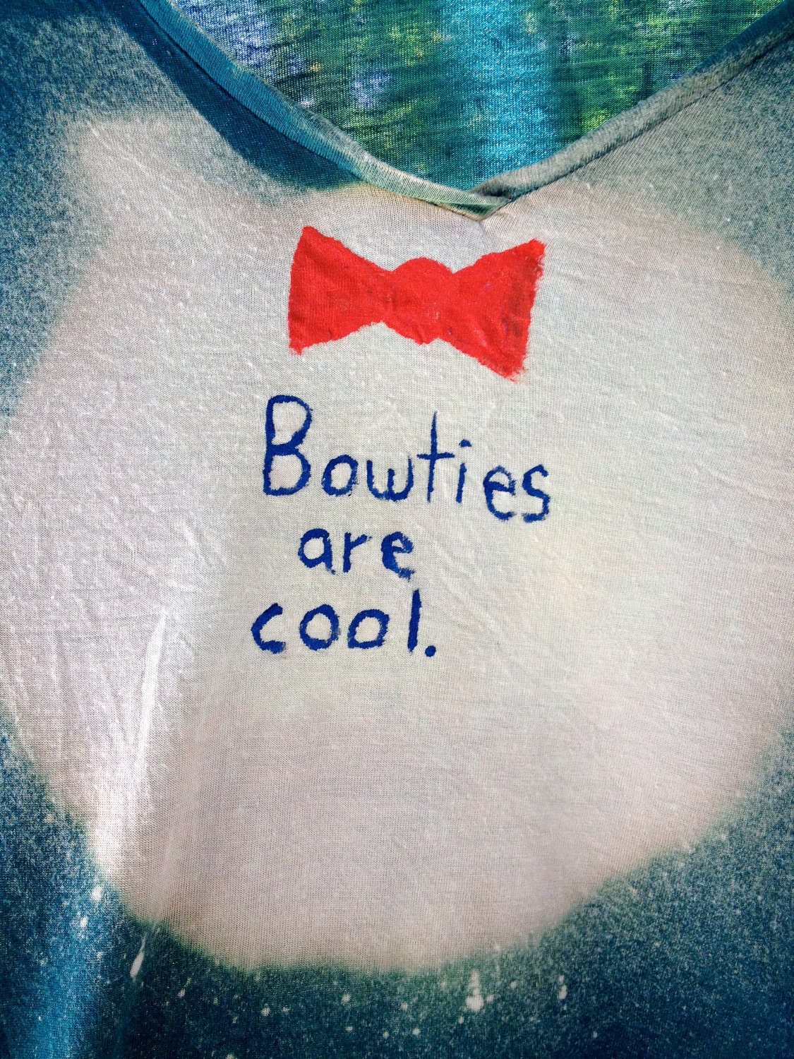 Bowties Are Cool Doctor Who Hand Painted Tee