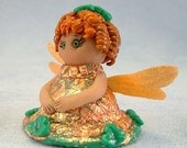 OOAK Pixie Fairy Fantasy Miniature Polymer Clay Art Doll Miniature