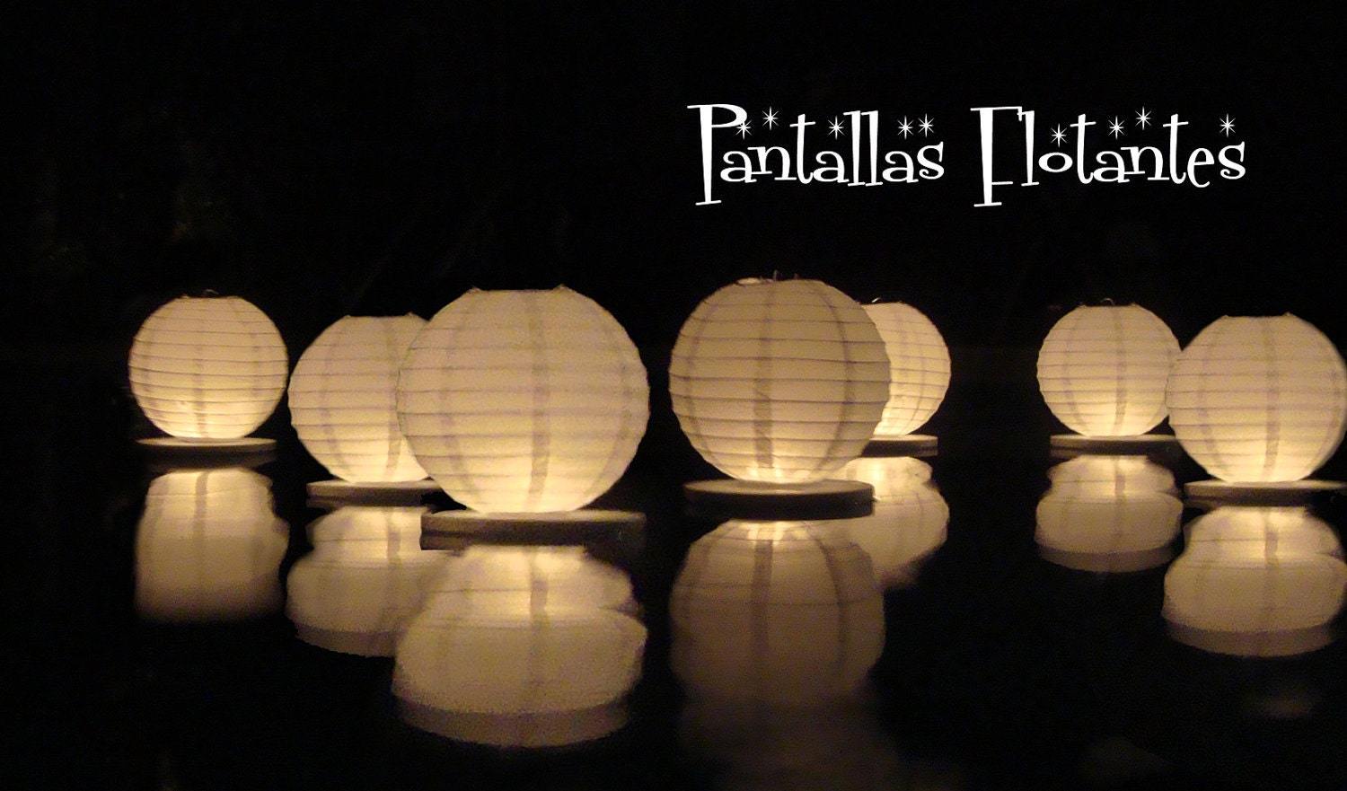 Floating paper lanterns (15 pack)