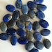 Clearance Reduced Price Genuine Afghanistan Lapis Lazuli Oval Shaped Beads