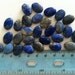 Clearance Reduced Price Genuine Afghanistan Lapis Lazuli Oval Shaped Beads