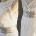 Custom make Vintage Wedding Dress A LINE Bridal Gown Bridesmaid Lace Flower Dress Satin Sash