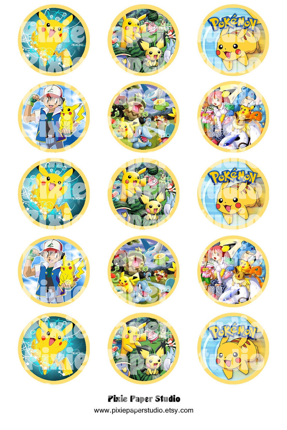 Pokemon Bottle Caps