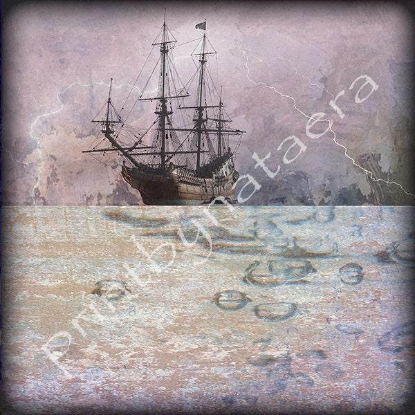 ORIGINAL abstract landscape photo PRINT 8x8 ship home decor wall art decor digital photo photography wall print wall decor painting