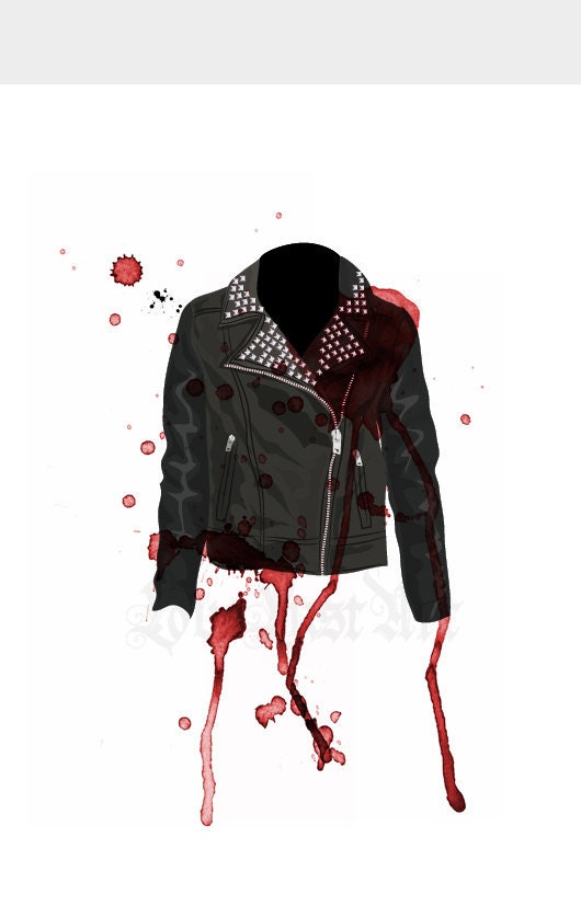 Rocker Jacket - Fashion Illustration - LoveLustArtKteis