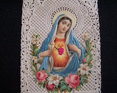 Lace Holy card