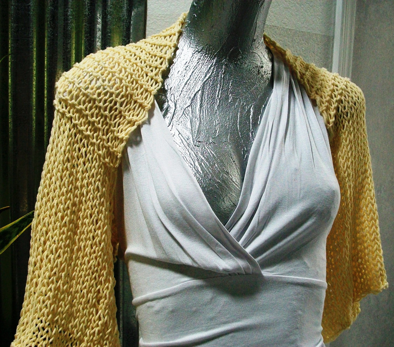 HANDKNIT  SHRUG  SUMMER  Women    Knit    Teens   Girls   Sweater    Gift    Summer
