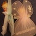 Vintage Tulle Angels Christmas Ornaments Chenille - Set of 6