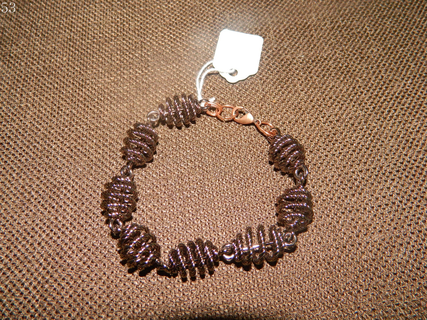 Bronze Spring Bracelet