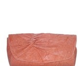 Charlie: Washed Lambskin Clutch