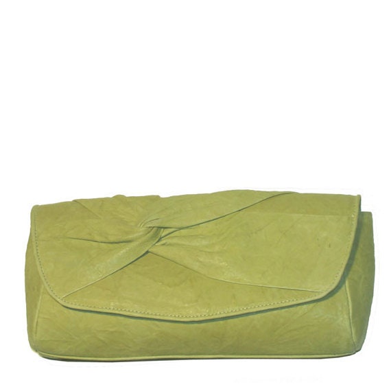 Charlie: Washed Lambskin Clutch