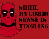 Common Sense - Deadpool - Cross Stitch Pattern