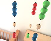 Nursery mobile, crib mobile, baby mobile, baby home decor, baby room decor, abacus, small abacus mobile