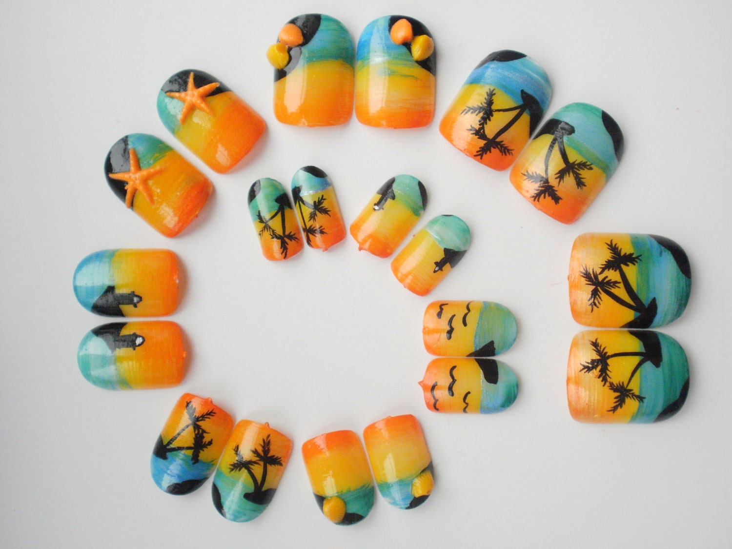 Sunset Beach Nails