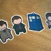 Doctor Who Stickers - Set of 15