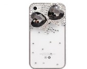 Handmade hard case for iPhone 4 & 4S: Bling crystal bow (custom are welcome)