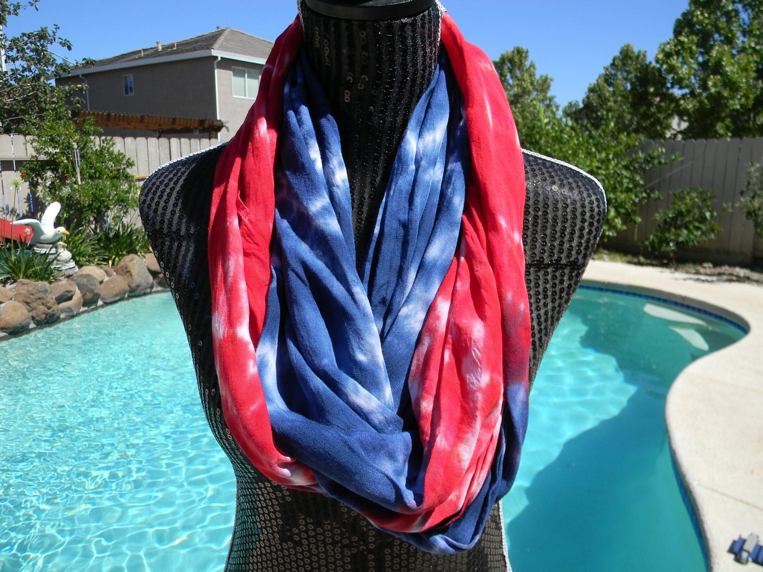 American Flag Circle Scarf