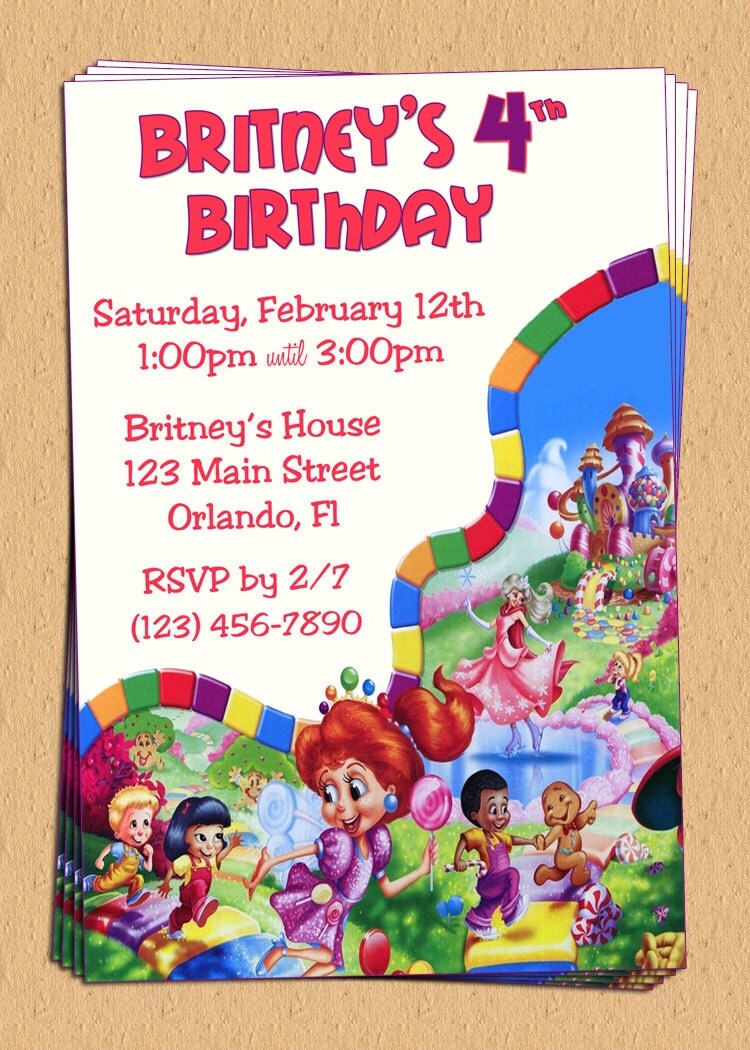 Candyland Birthday Party