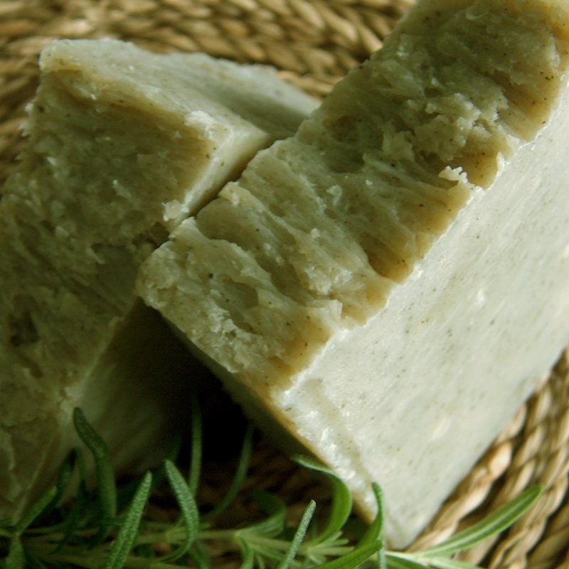 Rosemary Mint, Homemade Soap, Vegan, Handcrafted, with Essential Oils