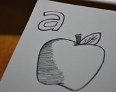 Custom Alphabet Chart - Hand Drawn 4x6 in.
