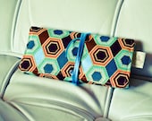 Tobacco pouch "Vintage Sun" / Light weight cotton fabric pouch