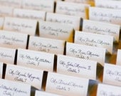 Custom Place Card, Escort Card, or Seating Chart Calligraphy - Invitation Addressing to Match