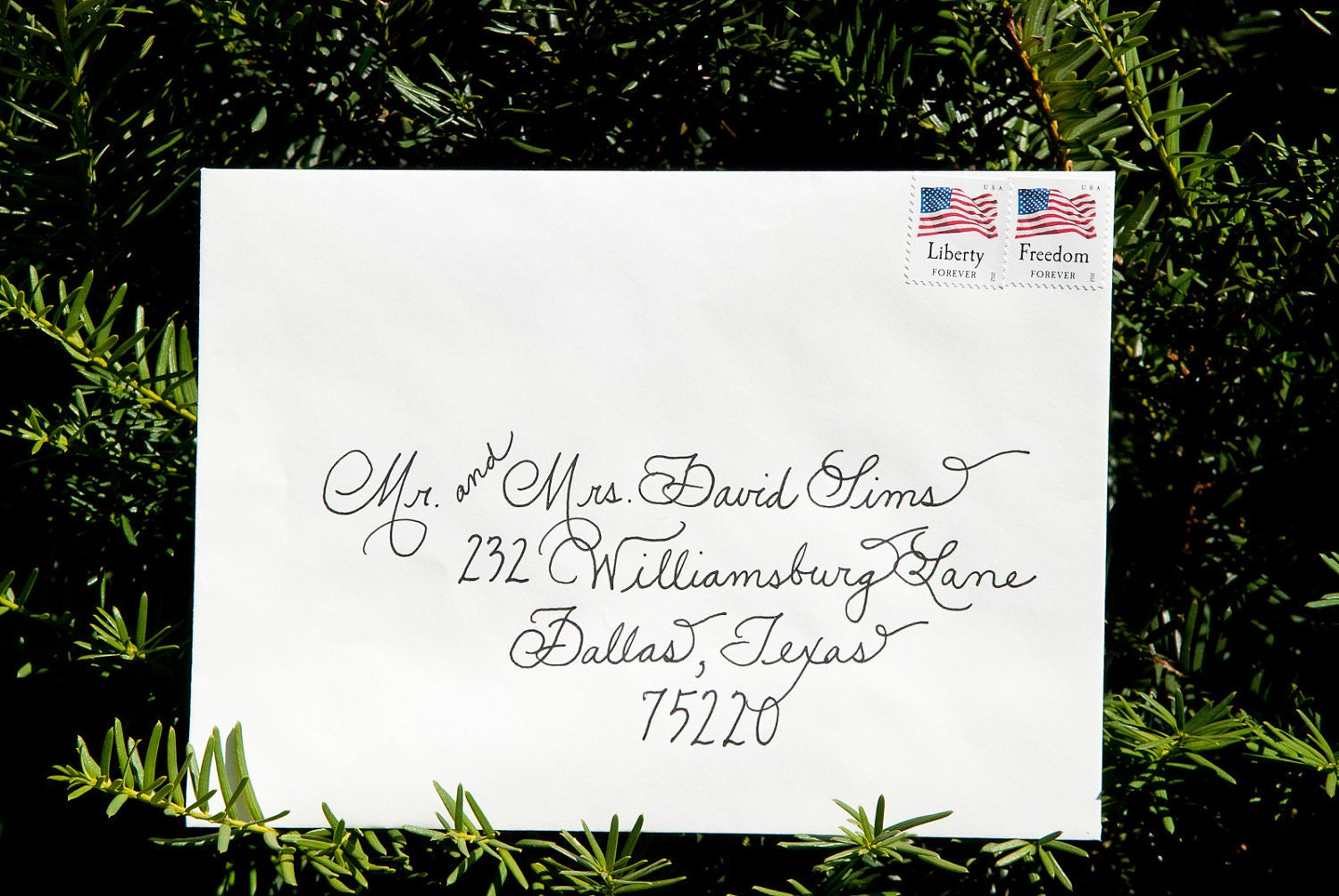 Wedding Calligraphy Envelopes Custom Handwritten - Place Cards, Escort Cards, Custom Invitations Also Available