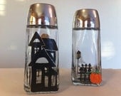 Haunted House Salt and Pepper Shakers