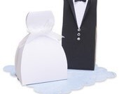 Bride and Groom Wedding Favor Box Set