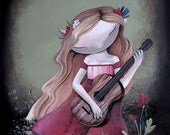 She Plays Guitar and Cries and Sings Limited Edition Reproduction