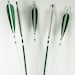 Forest Green Feather Arrows Wall Hanging White Feather Decor