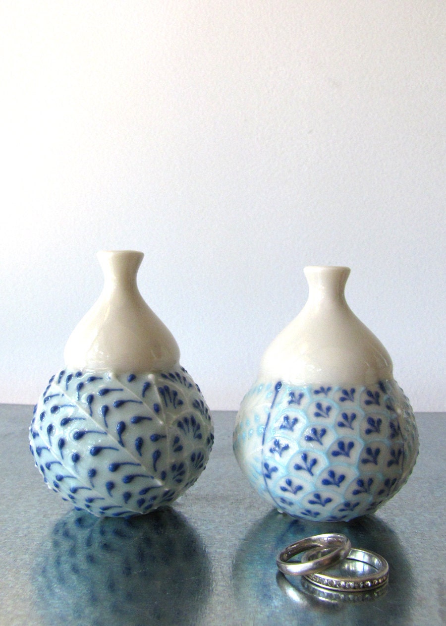 Blue Bud Vase