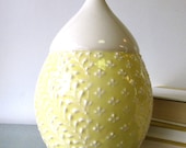 Large Lemony Vase