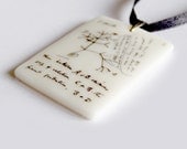 Charles Darwin Pendant .. I Think